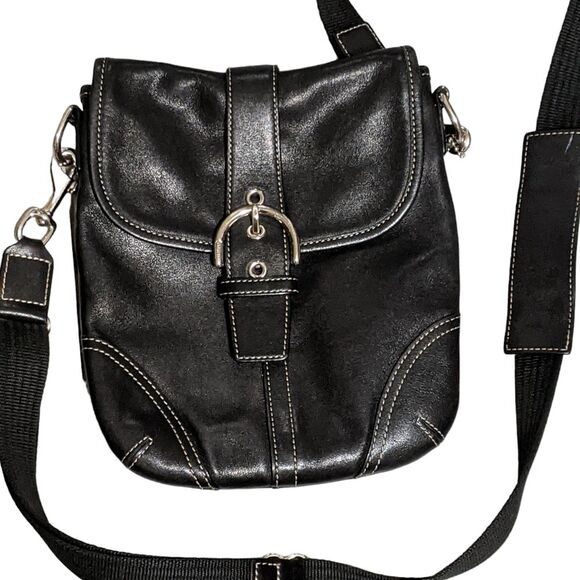 Coach leather crossbody adjustable strap - Picture 1 of 12